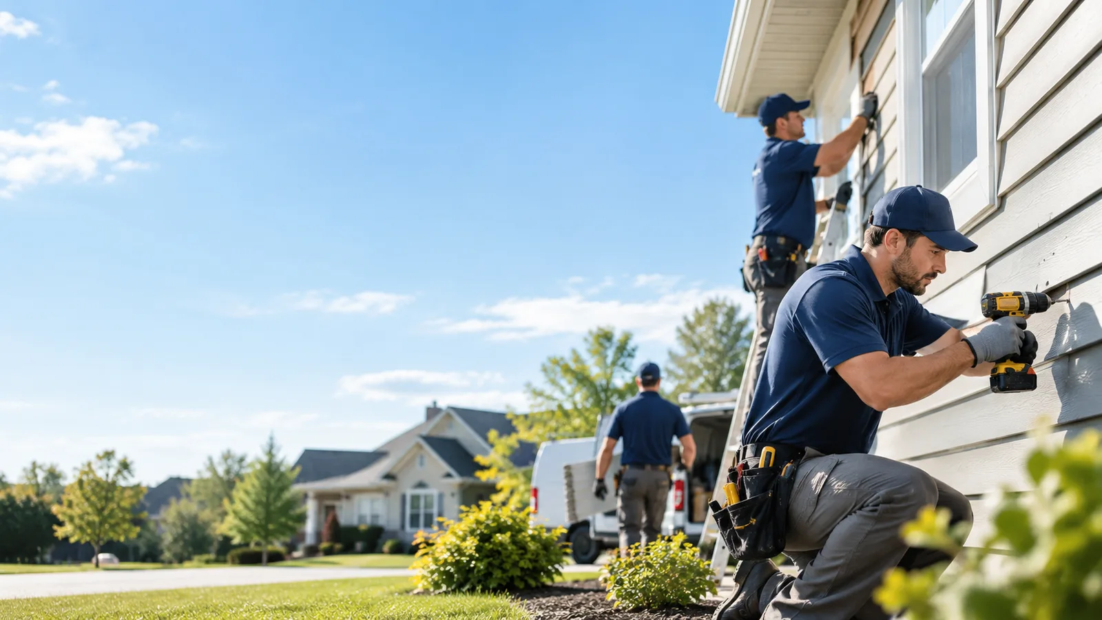 Cracked Siding Repair in Dell, AR